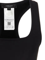 Versace Black Polyamide Sport Bra