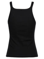 Fendi Black Cotton Sleeveles T-Shirt