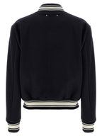 Golden Goose Blue Virgin Wool Bomber