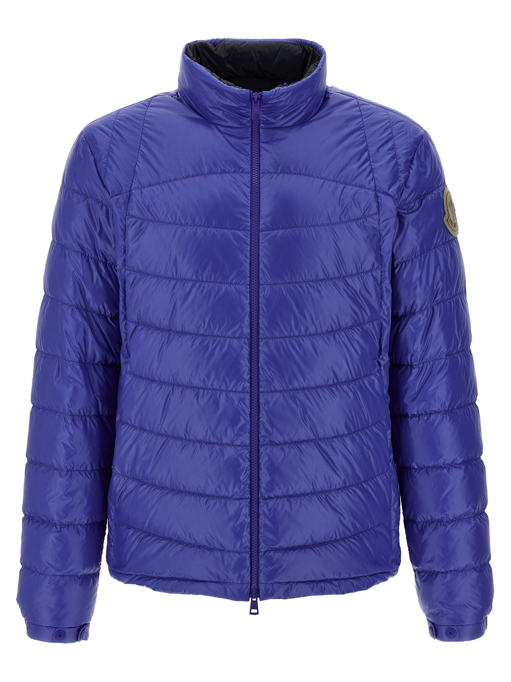 Moncler Blue Polyamide Full-Length Jacket