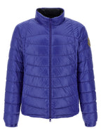 Moncler Blue Polyamide Full-Length Jacket