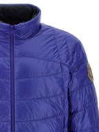 Moncler Blue Polyamide Full-Length Jacket