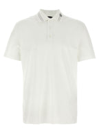 Versace White Cotton Polo Shirt