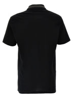 Versace Black Cotton Polo Shirt
