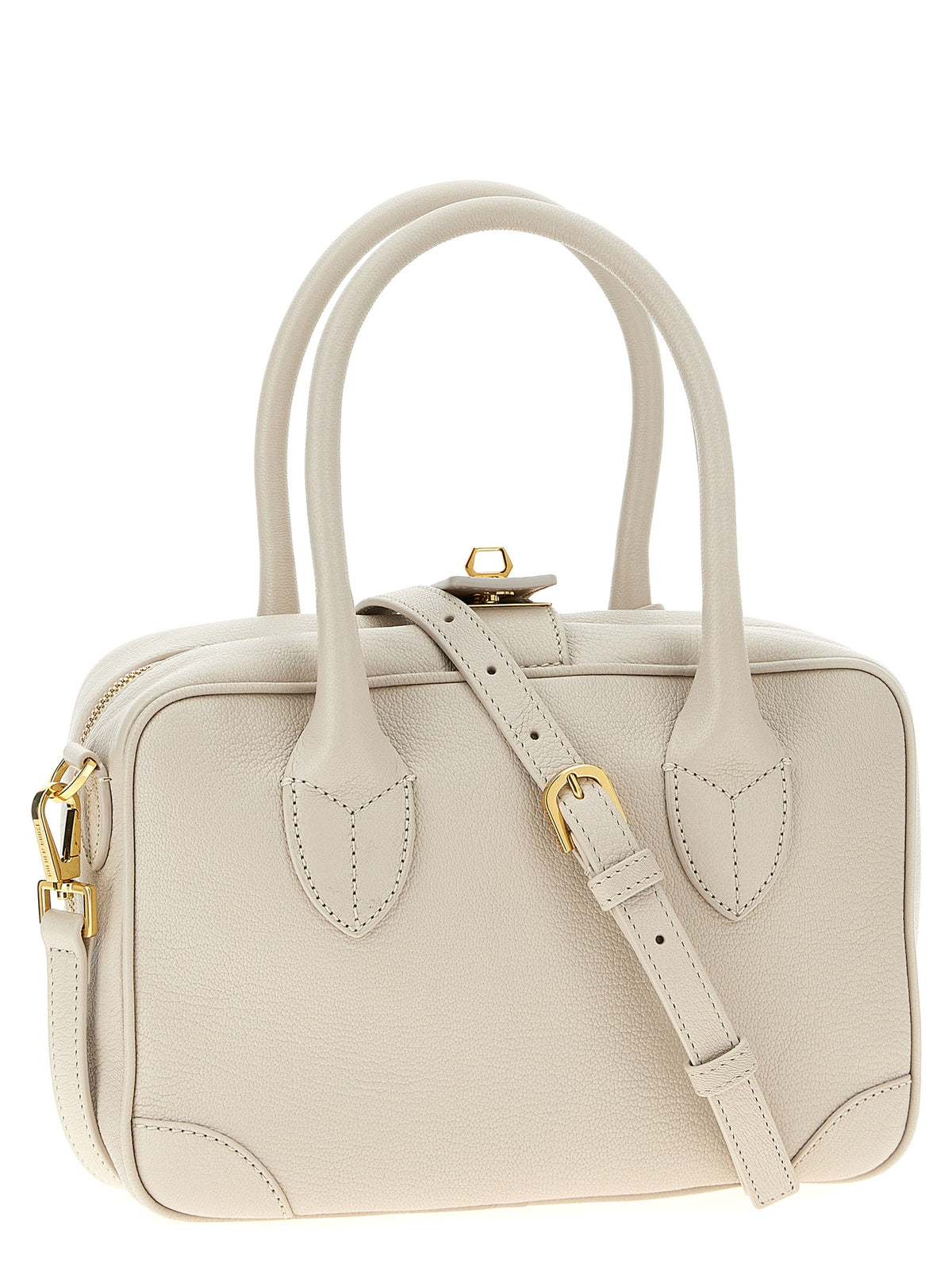 Golden Goose White Goatskin Handbag