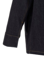 Fendi Blue Cotton Denim Jacket