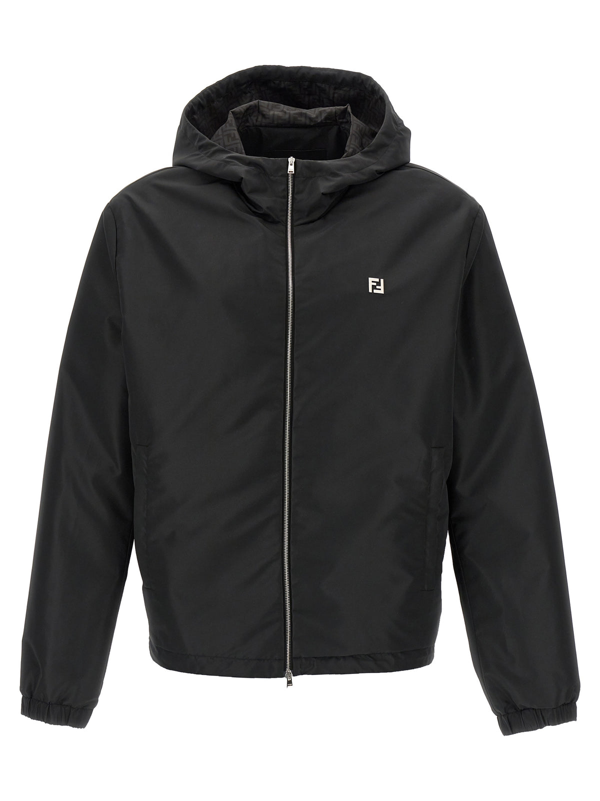 Fendi Black Polyester Shell Jacket