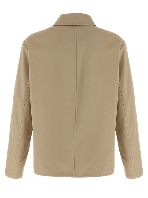Burberry Beige Cotton Full-Length Jacket