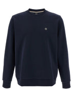 Hugo Boss Blue Cotton Sweatshirt