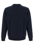 Hugo Boss Blue Cotton Sweatshirt