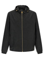 Versace Black Nylon Shell Jacket