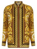 Versace Gold Silk Blouse