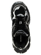 Balenciaga Black Polyethylene Athletic Sneakers
