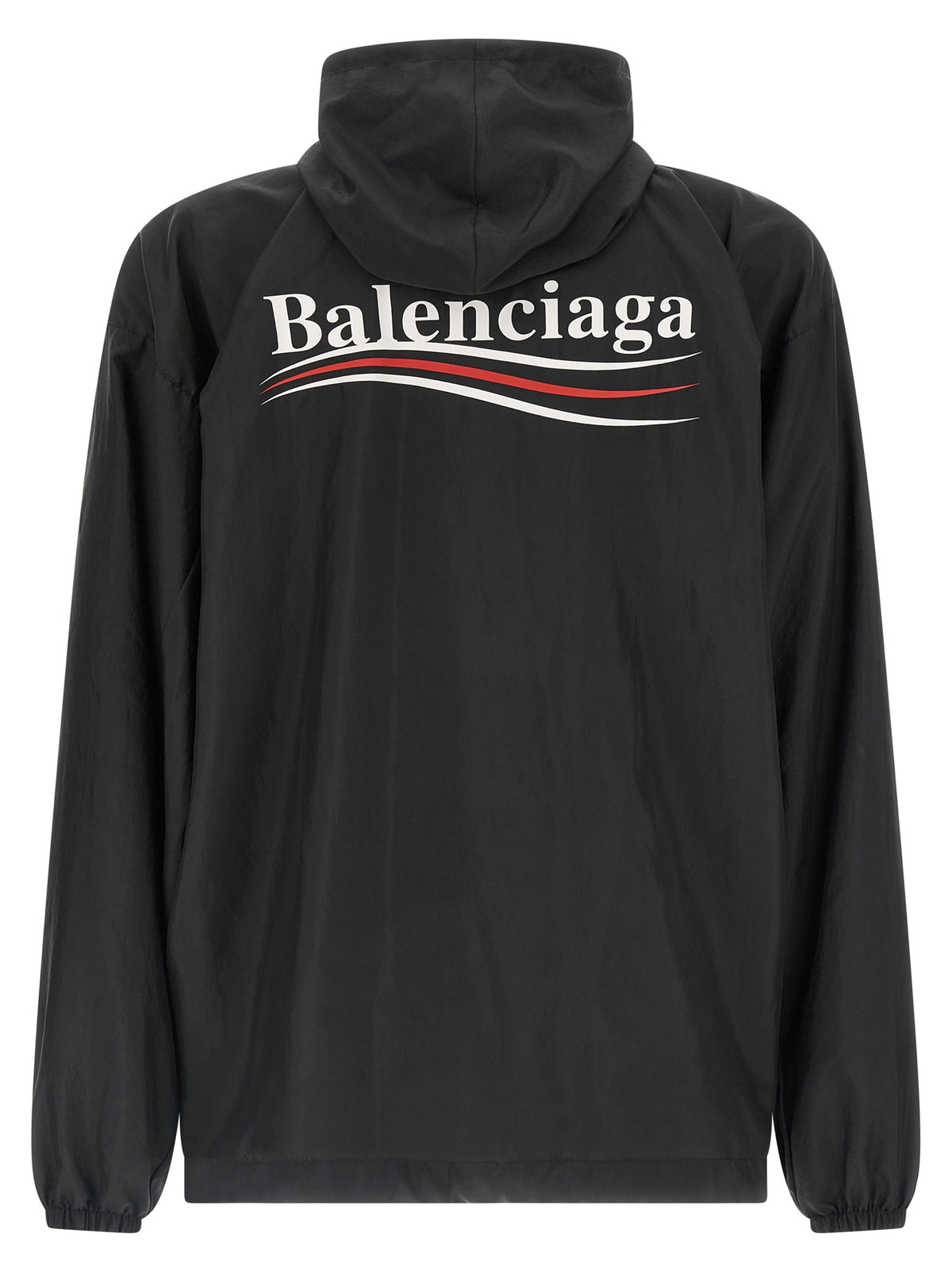 Balenciaga Black Polyester Shell Jacket