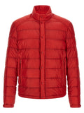 Moncler Red Polyamide Full-Length Jacket