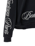 Balenciaga Black Cotton Hoodie