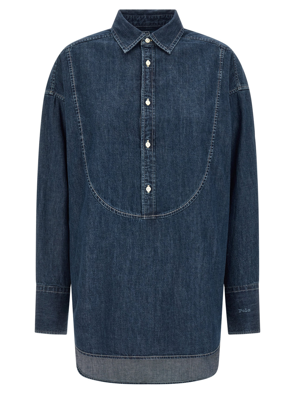 Polo Ralph Lauren Blue Cotton Blouse