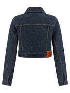 Fendi Blue Cotton Denim Jacket