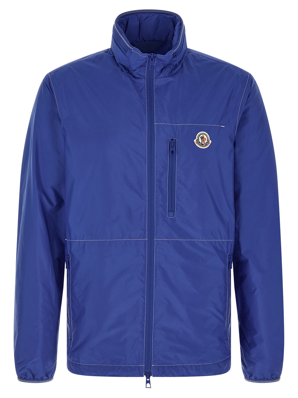 Moncler Blue Polyamide Shell Jacket