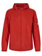 Moncler Red Polyamide Shell Jacket