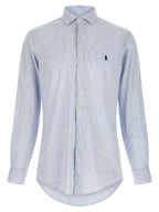 Polo Ralph Lauren Blue Linen Blouse