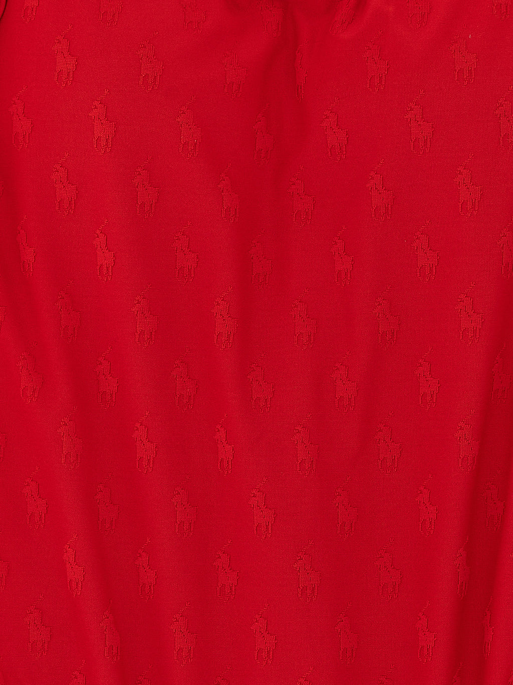 Polo Ralph Lauren Red Recycled Polyester One-Piece Swimsuit