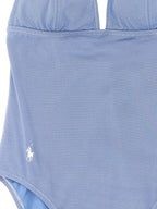 Polo Ralph Lauren Blue Nylon One-Piece Swimsuit