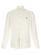 Polo Ralph Lauren White Linen Blouse
