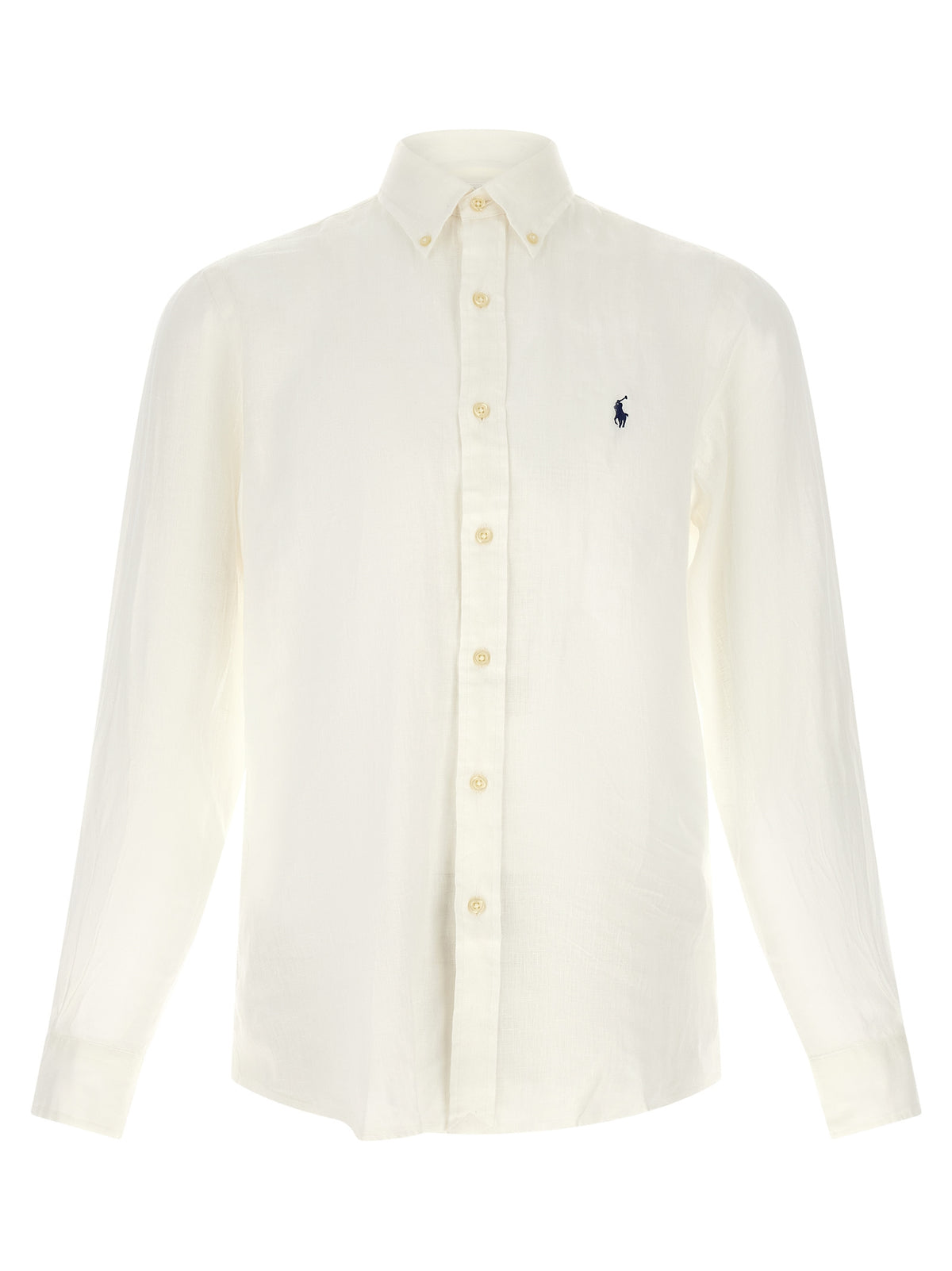 Polo Ralph Lauren White Linen Blouse