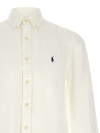 Polo Ralph Lauren White Linen Blouse