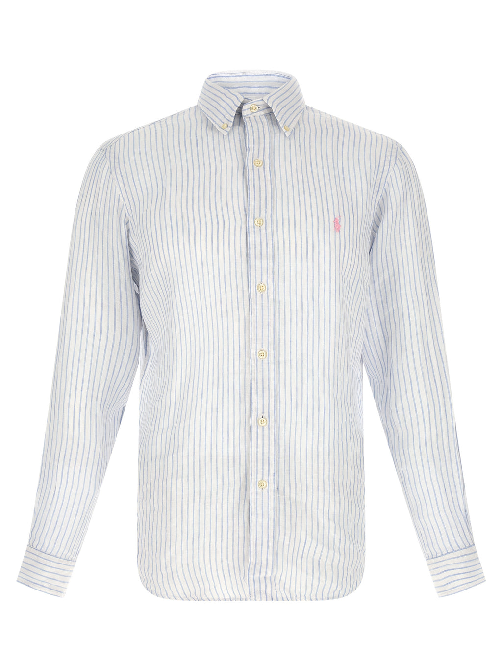 Polo Ralph Lauren Blue Linen Blouse
