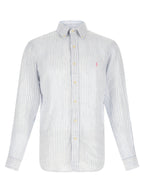 Polo Ralph Lauren Blue Linen Blouse