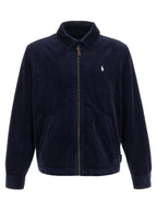 Polo Ralph Lauren Blue Cotton Full-Length Jacket