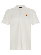 Versace White Cotton Polo Shirt