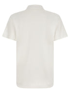 Versace White Cotton Polo Shirt