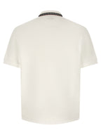 Versace White Cotton Polo Shirt