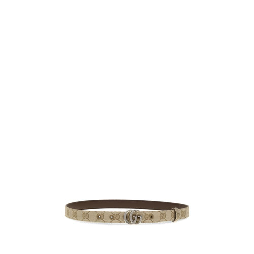 Gucci Beige Fabric Thin Belt