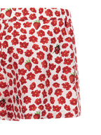 Versace Multicolor Silk Bermuda Shorts