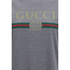 Gucci Gray Cotton T-Shirt