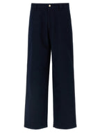 Gucci Blue Cotton Casual Pants