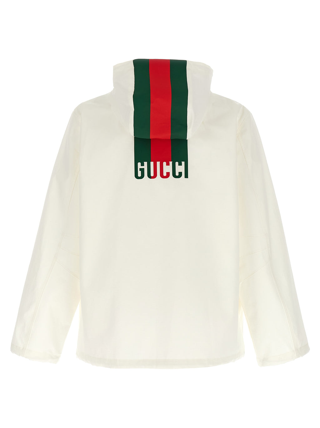 Gucci White Cotton Shell Jacket