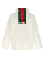 Gucci White Cotton Shell Jacket