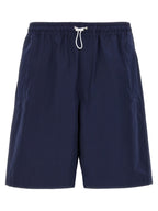 Gucci Blue Cotton Bermuda Shorts