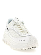 Moncler White Polyamide Athletic Sneakers