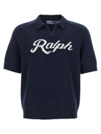 Polo Ralph Lauren Blue Linen Cardigan