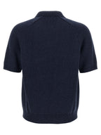 Polo Ralph Lauren Blue Linen Cardigan