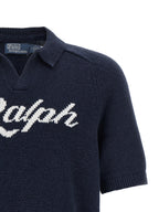 Polo Ralph Lauren Blue Linen Cardigan