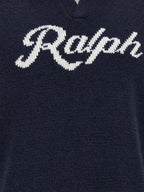 Polo Ralph Lauren Blue Linen Cardigan