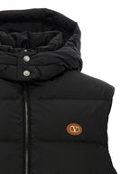 Valentino Garavani Black Polyamide Sleeveless Jacket