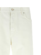 Gucci White Cotton Straight-Leg Jeans